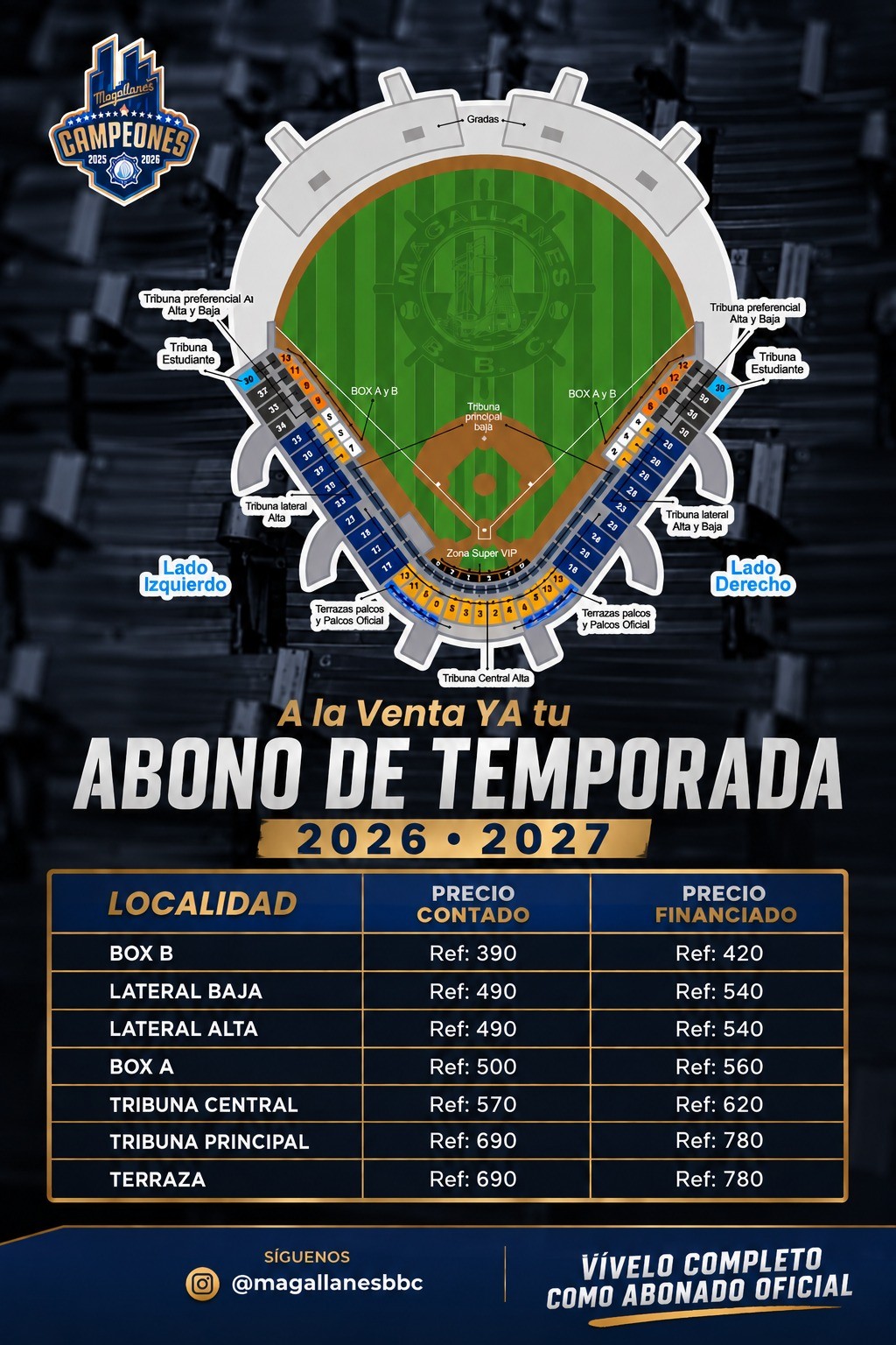 Abono de temporada 2026-2027